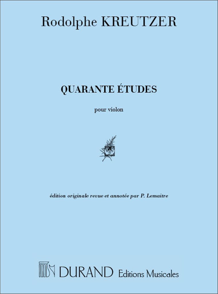 40 Études pour Violon